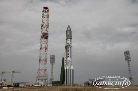 Ракета-носитель «Протон-М» со спутниками «КазСат-2» и «ОС-2» вывезена на стартовый комплекс